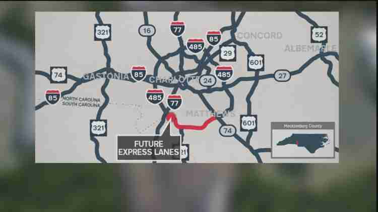 I-485 Express Lanes Open in Fort Mill, Ballantyne, South Charlotte Area