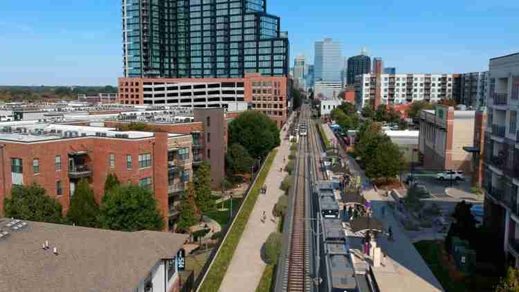 New Charlotte Blue Line Station Construction Impacts Fort Mill Ballantyne Commuters