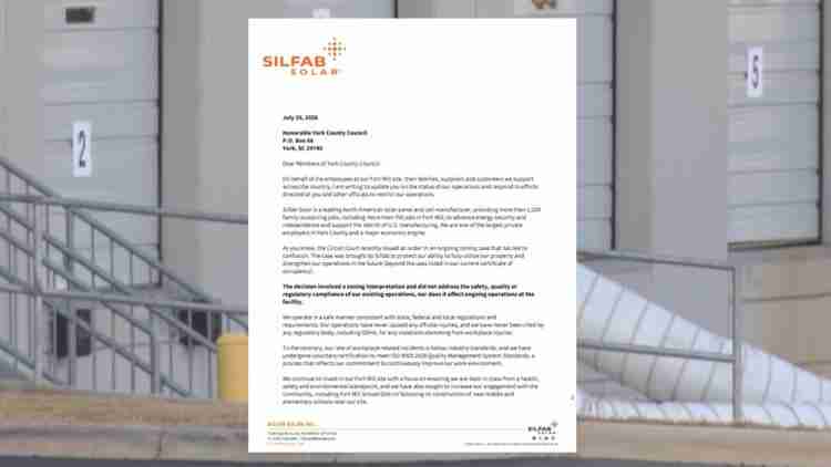 Silfab Solar Barred from Manufacturing in York County: What Indian Land and Fort Mill Residents Need to Know