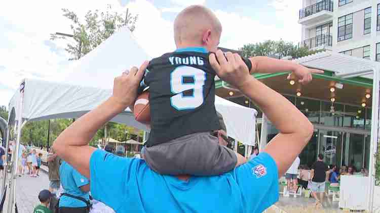Panthers Home Opener Pep Rally Energizes Ballantyne, South Charlotte Fans Before Bears Game