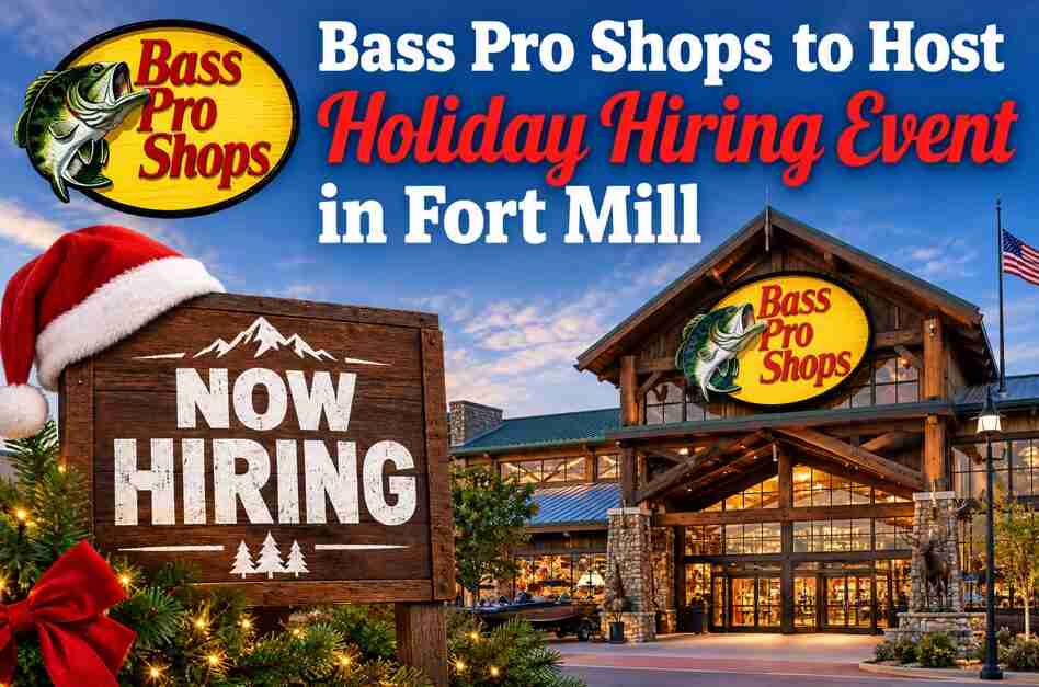 Bass Pro Shops Holiday Hiring Event in Fort Mill, SC: Oct. 7-8 Details for South Charlotte Job Seekers