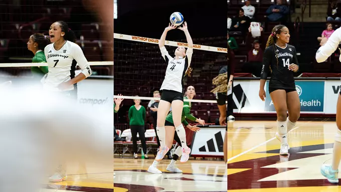 Three Winthrop Volleyball Players Earn Big South Weekly Honors: Fort Mill and York County Cheer On the Eagles